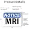 Signmission MRI, 5 in W x Rectangle, Vinyl Decal OS-2PACK-NS-D-35-L-14264 - alternate 3